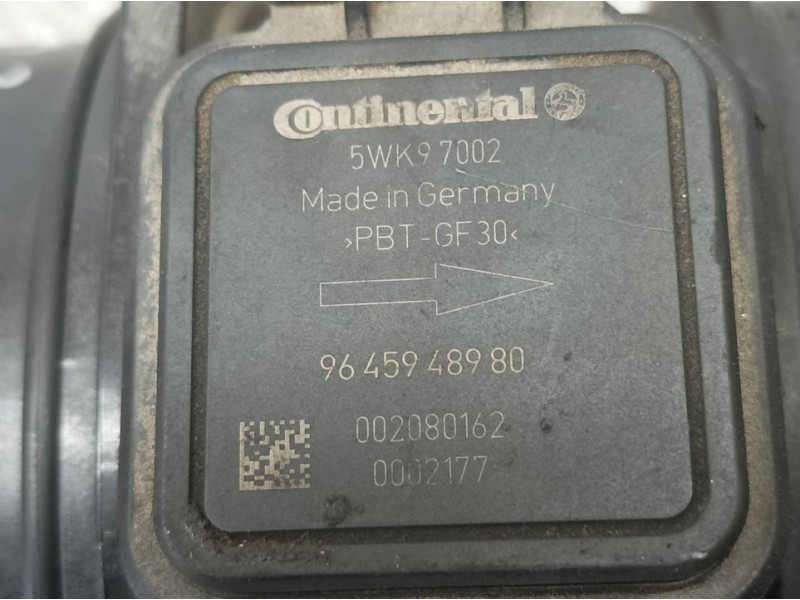 Recambio de caudalimetro para citroën c-crosser xtr referencia OEM IAM 9645948980 5WK97002 CONTINENTAL