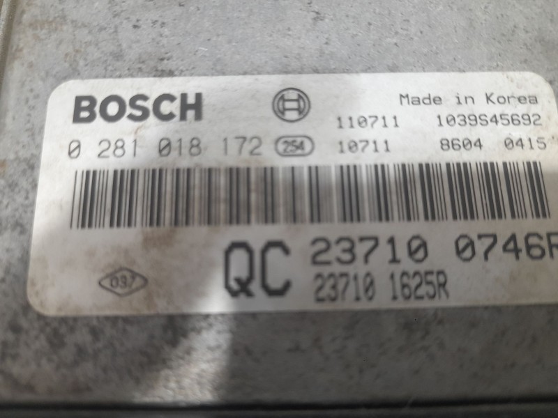 Recambio de centralita motor uce para ford kuga iii (dfk) 2.5 fhev referencia OEM IAM 237100746R 0281018172 BOSCH