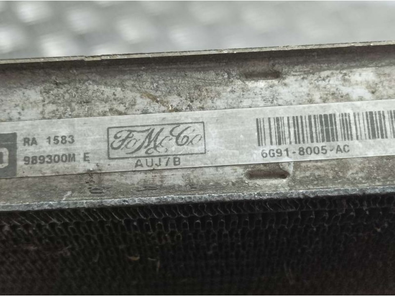 Recambio de radiador agua para land rover freelander (lr2) td4 s referencia OEM IAM 6G918005AC 989300ME VALEO