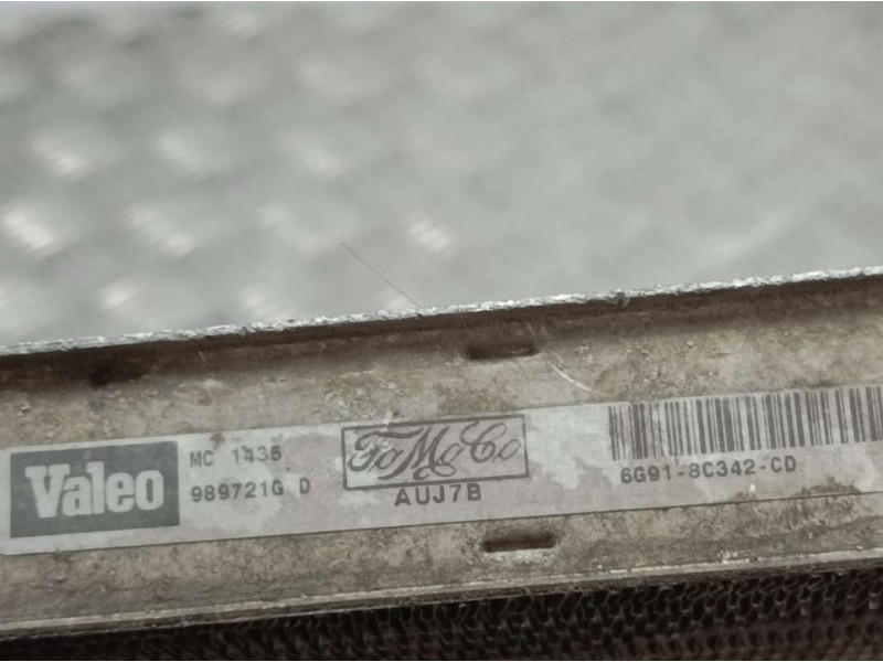 Recambio de radiador agua para land rover freelander (lr2) td4 s referencia OEM IAM 6G918005AC 989300ME VALEO