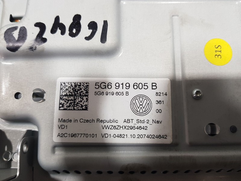 Recambio de sistema navegacion gps para volkswagen t-roc (a11, d11) 1.5 tsi referencia OEM IAM 5G6919605B  