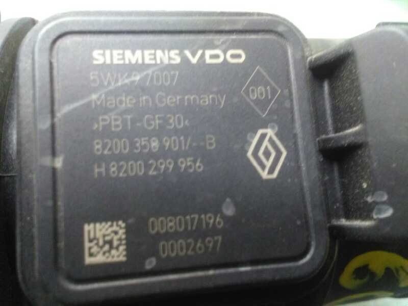 Recambio de caudalimetro para renault clio iii confort dynamique referencia OEM IAM 8200358901 5WK97007 SIEMENS VDO