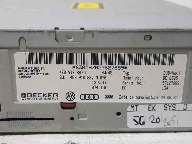 Recambio de sistema navegacion gps para audi a6 berlina (4f2) 3.0 tdi quattro (165kw) referencia OEM IAM 4E0919887  