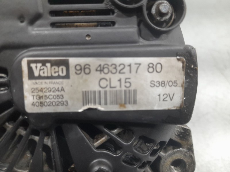 Recambio de alternador para peugeot expert (224_) 2.0 hdi referencia OEM IAM 9646321780 2542924A VALEO