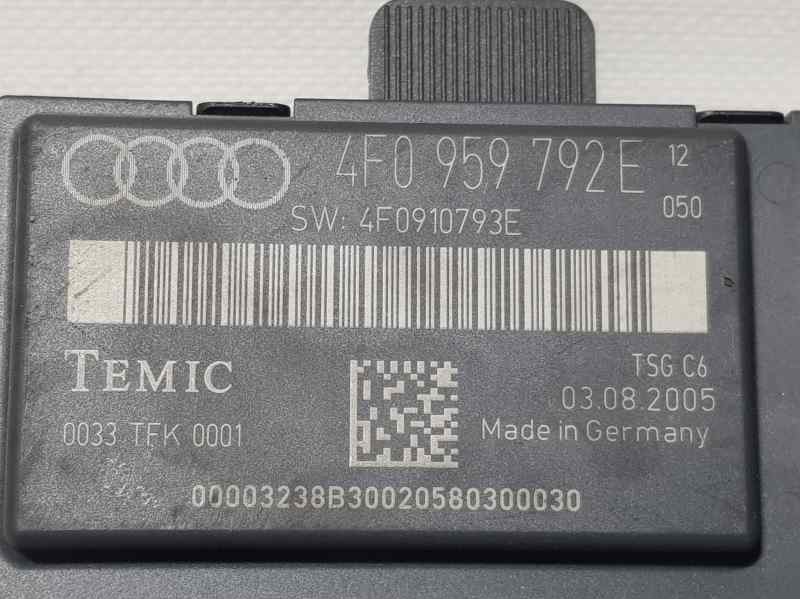 Recambio de modulo confort para audi a6 berlina (4f2) 3.0 tdi quattro (165kw) referencia OEM IAM 4F0959792  DERECHO