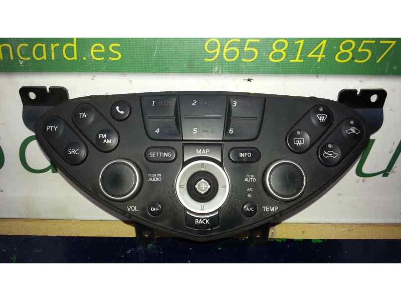 Recambio de mando climatizador para nissan primera berlina (p12) acenta referencia OEM IAM   XANAVI