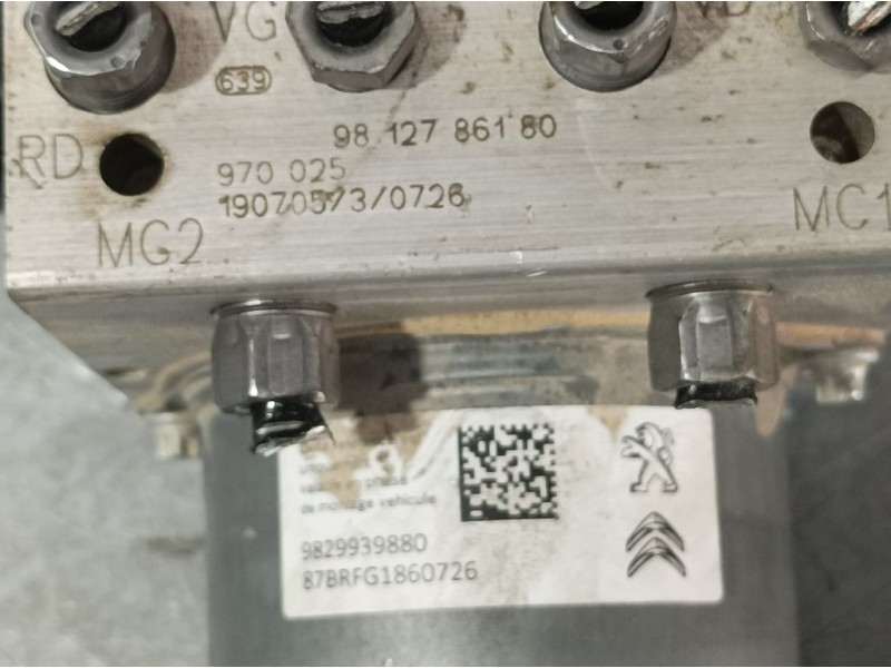 Recambio de abs para peugeot rifter allure standard referencia OEM IAM 9812786180 970025 