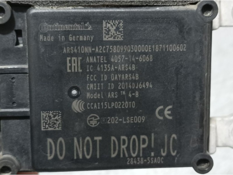 Recambio de modulo electronico para nissan leaf 2 zero edition referencia OEM IAM 2014DJ6494 A2C758099030000E CONTINENTAL