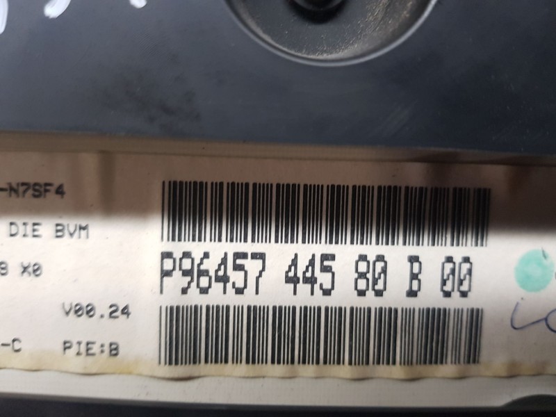 Recambio de cuadro instrumentos para citroën xsara break sx referencia OEM IAM 9645744580B  