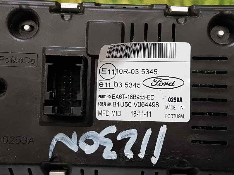 Recambio de pantalla multifuncion para ford fiesta (cb1) ambiente referencia OEM IAM BA6T18B955ED  