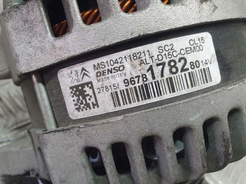 Recambio de alternador para citroën ds4 design referencia OEM IAM 9678178280 MS1042118211 DENSO