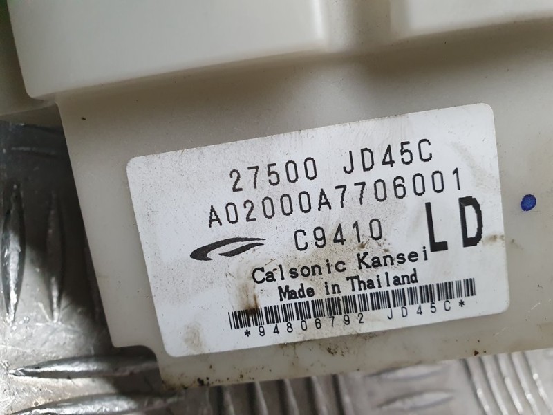 Recambio de mando climatizador para nissan qashqai (j10) acenta referencia OEM IAM 27500JD45C A02000A7706001 