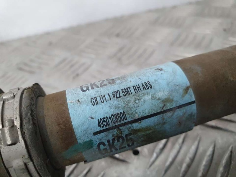 Recambio de transmision delantera derecha para hyundai i20 active tecno referencia OEM IAM 49501C8500 GK25RHUZ2124A 