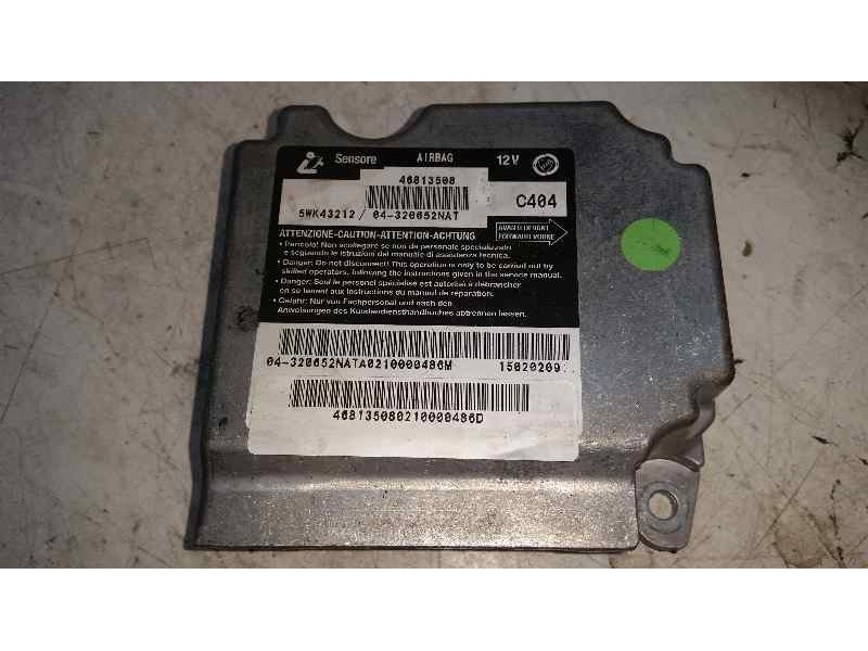 Recambio de kit airbag para fiat multipla (186) 1.9 jtd 110 elx eleganza referencia OEM IAM 46813508  5WK43212