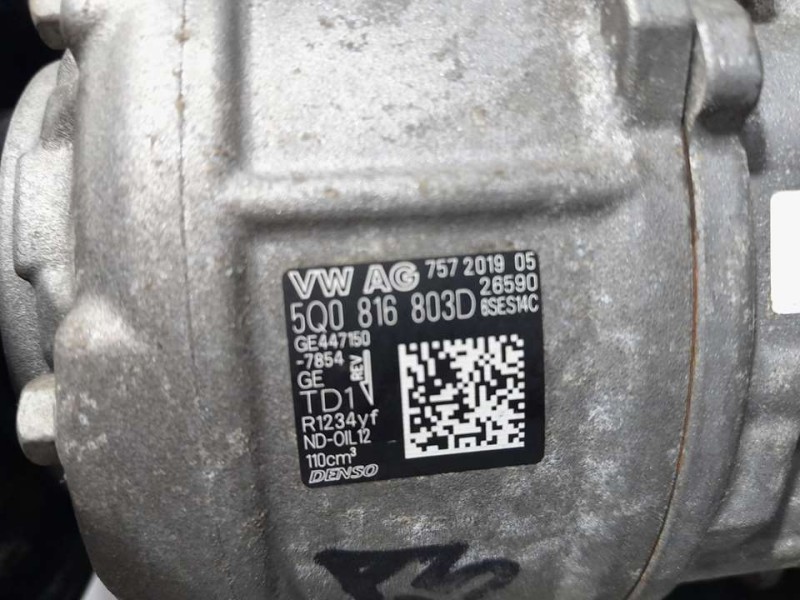 Recambio de compresor aire acondicionado para seat ibiza (kj1) reference referencia OEM IAM 5Q0816803D  DENSO