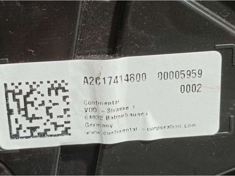 Recambio de cuadro instrumentos para seat ibiza (kj1) reference referencia OEM IAM 6F0920742A A2C17414800 CONTINENTAL VDO