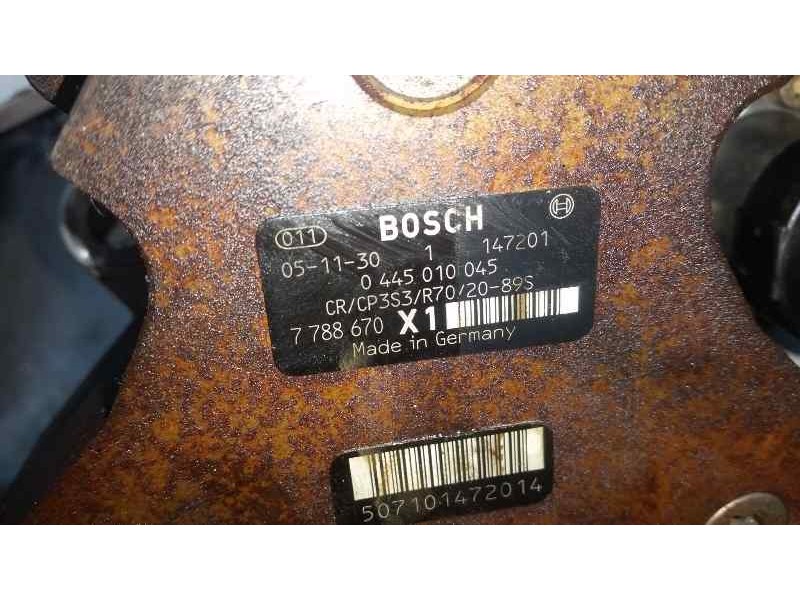 Recambio de bomba alta presion para bmw serie 3 berlina (e46) 2.0 16v diesel cat referencia OEM IAM 0445010045 7788670 BOSCH