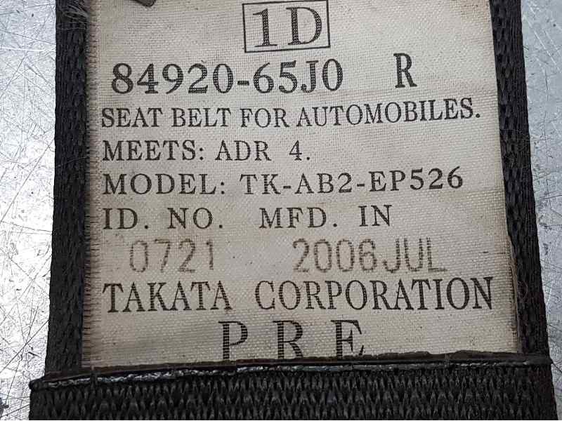 Recambio de pretensor airbag derecho para suzuki grand vitara jb (jt) 2,0 ltr. jlx-el 5-türig referencia OEM IAM 8492065J0  