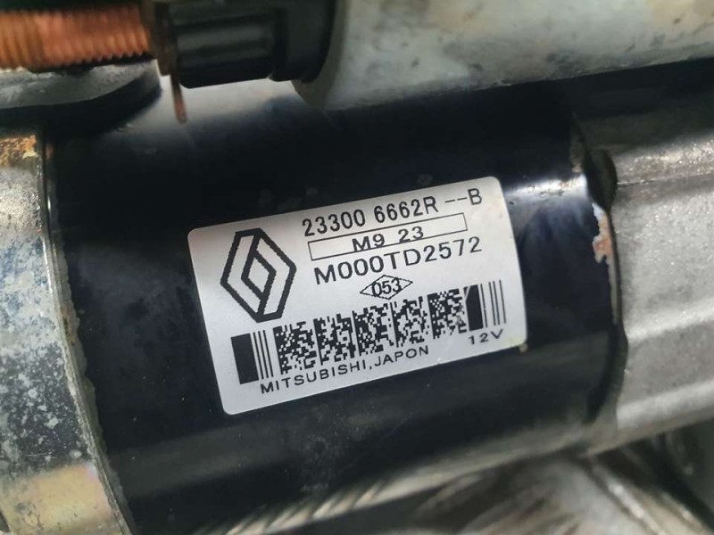 Recambio de motor arranque para renault captur ii experience referencia OEM IAM 233006662R M000TD2572 