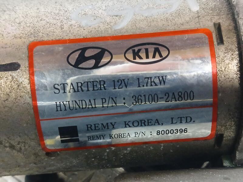 Recambio de motor arranque para hyundai ix35 classic 2wd referencia OEM IAM 361002A800 REMY 8000396
