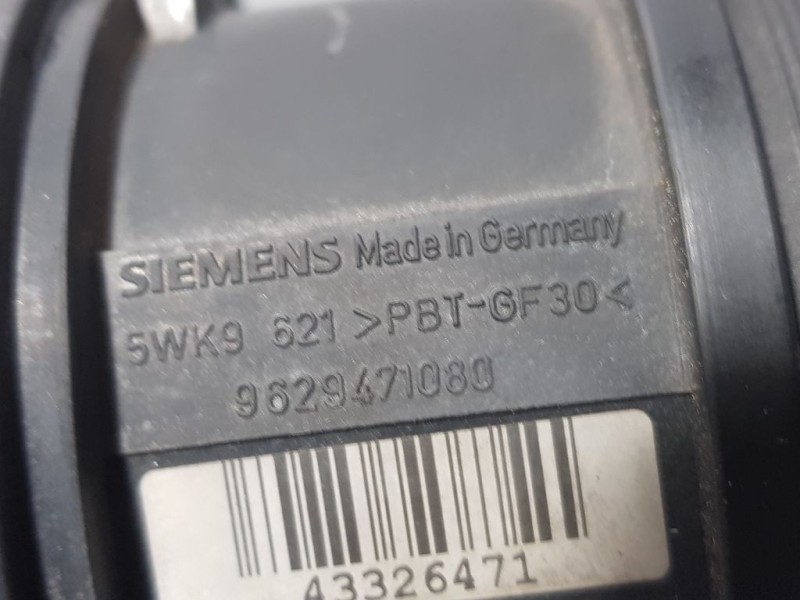 Recambio de caudalimetro para peugeot 406 berlina (s1/s2) srdt referencia OEM IAM 9629471080 5WK9621 SIEMENS VDO