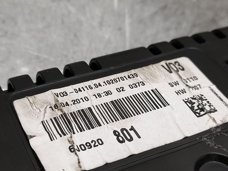 Recambio de cuadro instrumentos para seat ibiza sc (6j1) stylance / style referencia OEM IAM 6JD920801  