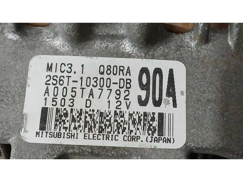 Recambio de alternador para ford fiesta (cbk) trend referencia OEM IAM 2S6T10300DB MITSUBISHI A005TA7795