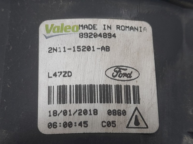 Recambio de faro antiniebla izquierdo para ford tourneo courier b460 monospace 1.0 ecoboost referencia OEM IAM 2N1115201AB L47ZD