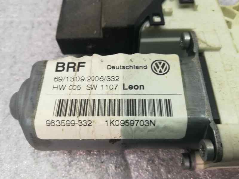 Recambio de elevalunas trasero izquierdo para seat leon (1p1) reference referencia OEM IAM 1K0959703N 18 PINS 