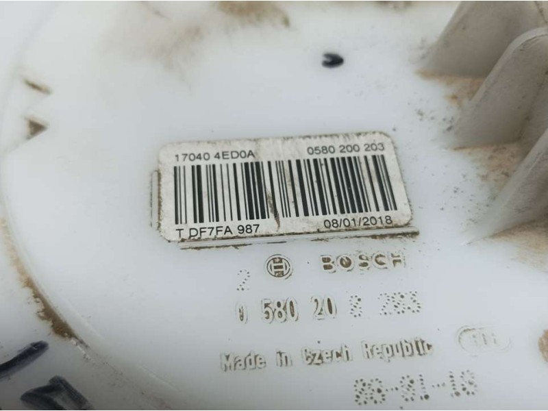 Recambio de aforador para nissan qashqai (j11) acenta referencia OEM IAM 170404ED0A 0580200203 BOSCH