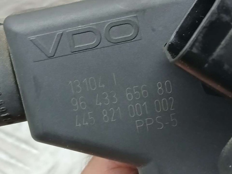 Recambio de potenciometro pedal para peugeot 406 coupe (s1/s2) 2,2 hdi ultima edizione pack referencia OEM IAM 9643365680 445821