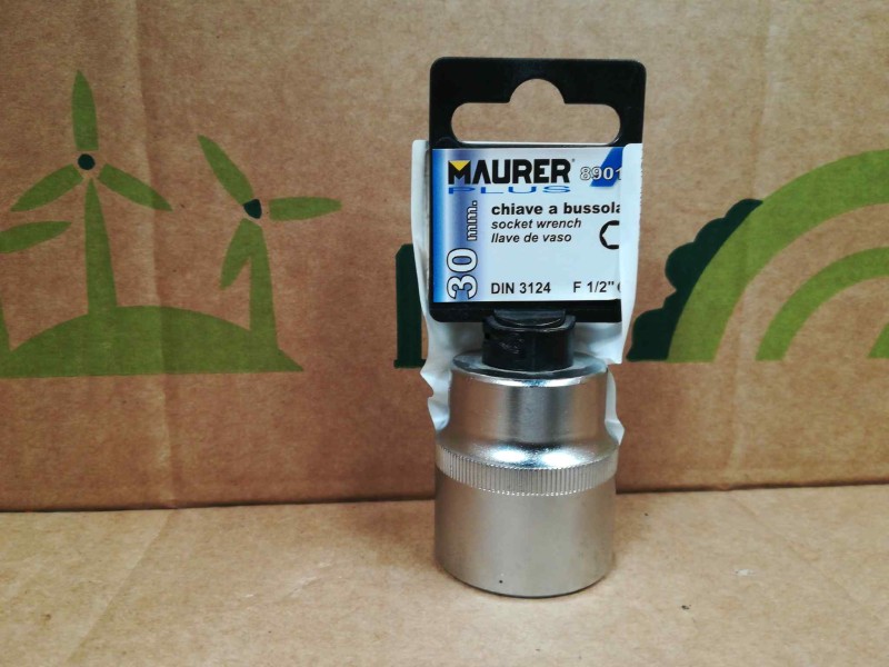 Recambio de llave vaso para herramienta - - referencia OEM IAM MAURER MAURER 1/2 HEXAGONAL 30M/M 