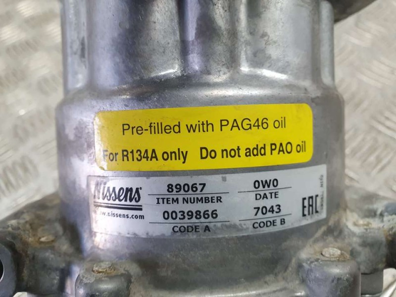 Recambio de compresor aire acondicionado para citroën c4 berlina cool referencia OEM IAM 89067 NISSENS 