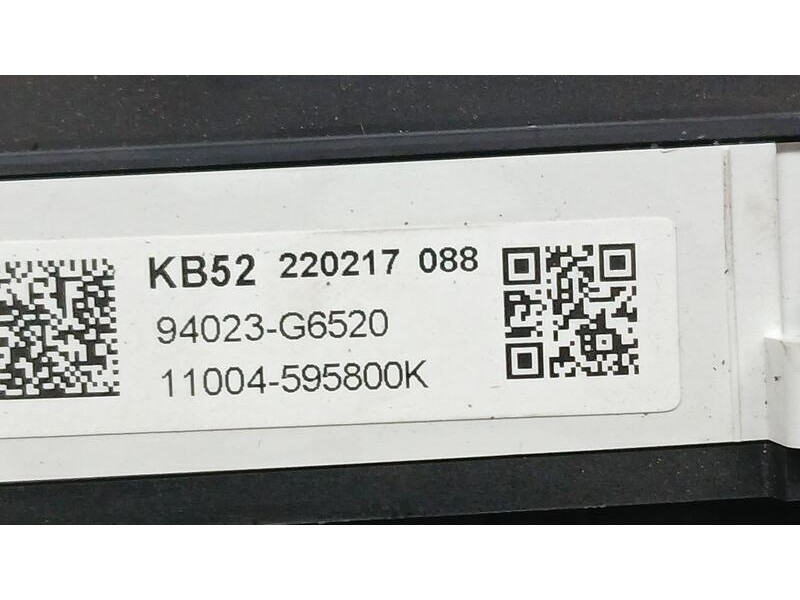 Recambio de cuadro instrumentos para kia picanto (ja) concept referencia OEM IAM 94003G6520  11004595800K