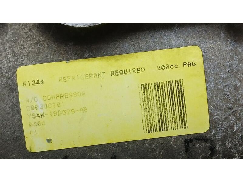 Recambio de compresor aire acondicionado para ford fiesta (cbk) trend referencia OEM IAM XS4H19D629AB  