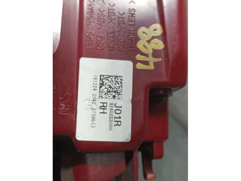 Recambio de piloto trasero derecho para hyundai ioniq klass hybrid referencia OEM IAM 92402G2000  EXTERIOR Y TOCADO