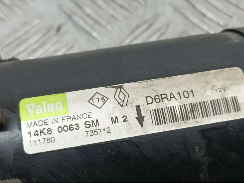 Recambio de motor arranque para renault scenic (ja..) 1.9 dti rt referencia OEM IAM D6RA101  VALEO