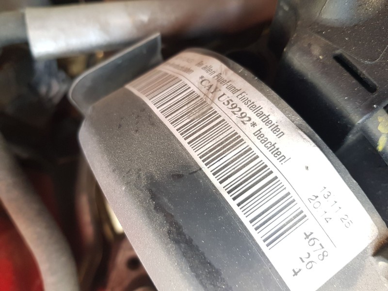 Recambio de motor completo para audi a1 sportback (8xa, 8xf) 1.6 tdi referencia OEM IAM CAYB  