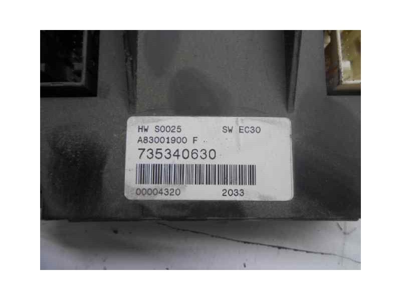 Recambio de mando climatizador para fiat punto berlina (188) 1.9 jtd sole referencia OEM IAM 735340630  DENSO