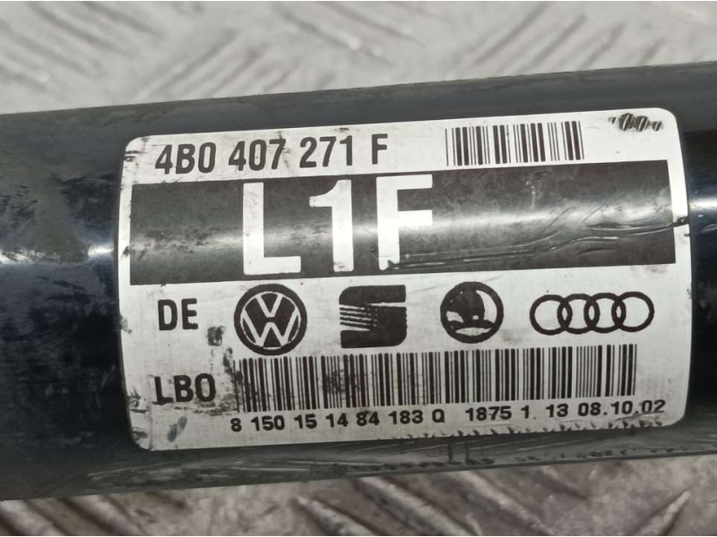 Recambio de transmision delantera izquierda para audi a6 berlina (4b2) 2.5 tdi quattro referencia OEM IAM 4B0407271F  