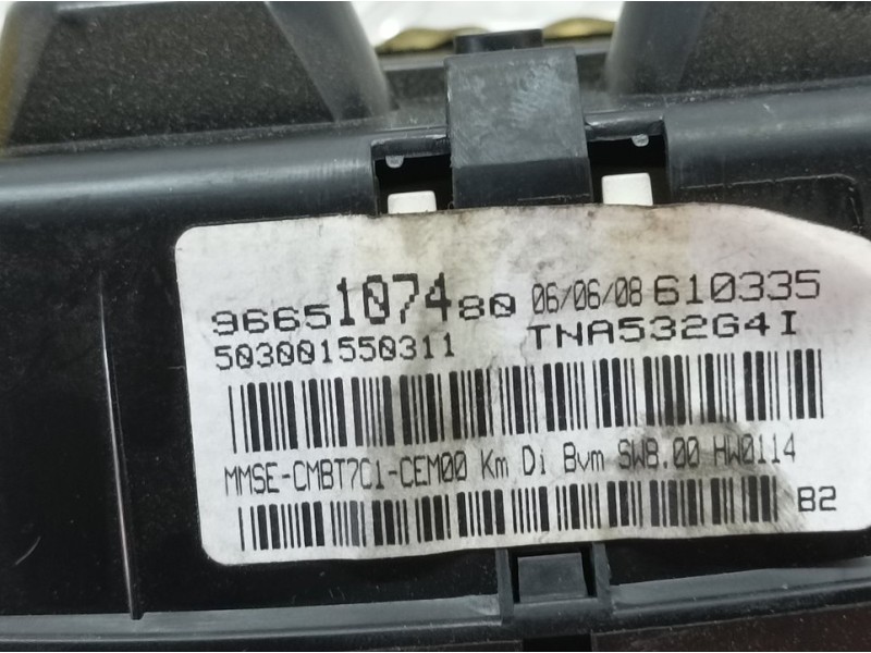 Recambio de cuadro instrumentos para peugeot 308 sw sport referencia OEM IAM 9665107480 503001550311 