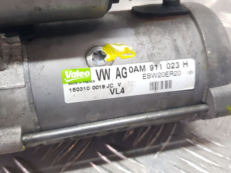 Recambio de motor arranque para audi a3 (8p1) 1.6 tdi referencia OEM IAM 0AM911023H VALEO 