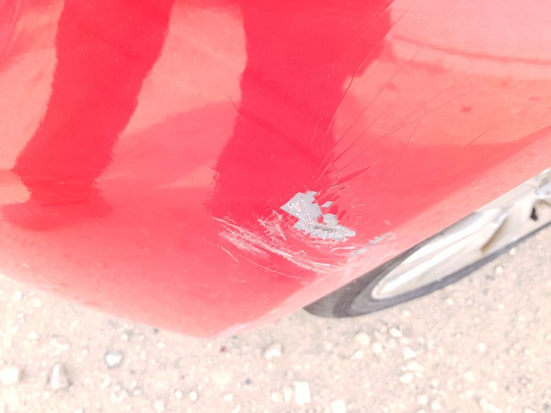 Recambio de paragolpes trasero para audi a1 sportback (8xa, 8xf) 1.6 tdi referencia OEM IAM 8X0807067GRU ROZADO 