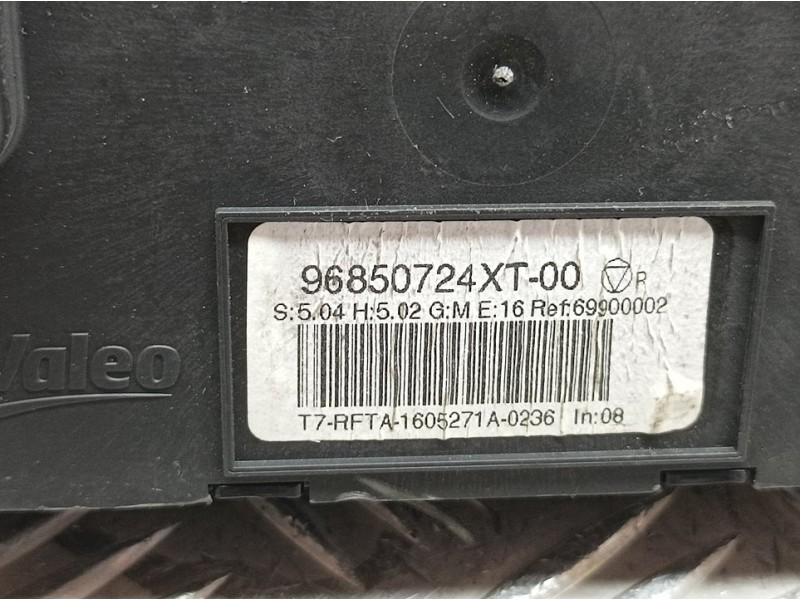 Recambio de mando climatizador para peugeot 308 sw sport referencia OEM IAM 96850724XT 69900002 VALEO