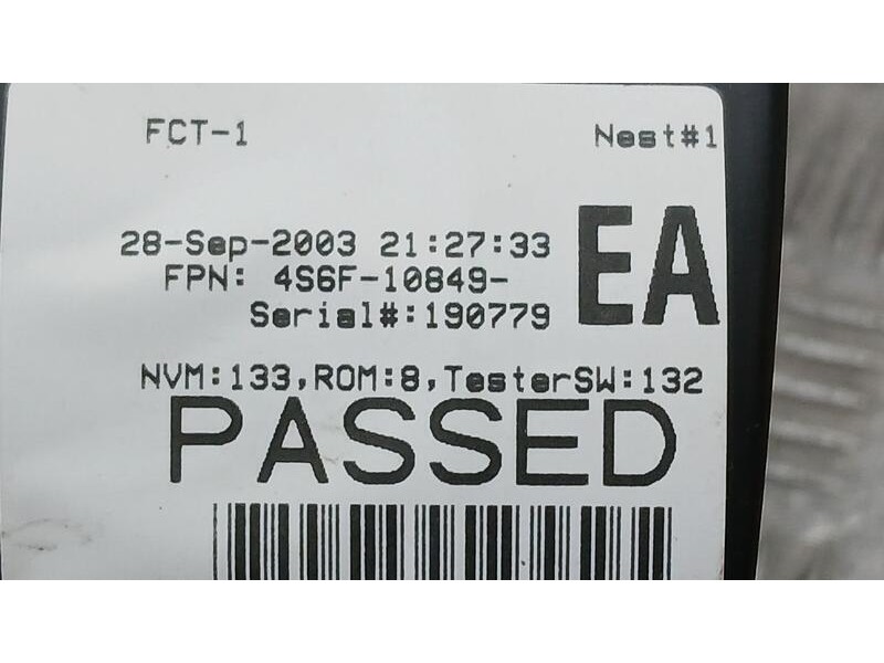 Recambio de cuadro instrumentos para ford fiesta (cbk) trend referencia OEM IAM 4S6F10849EA  