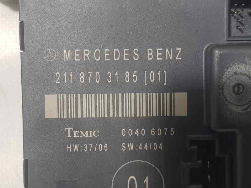 Recambio de modulo confort para mercedes-benz clase e (w211) berlina e 200 kompressor (211.041) referencia OEM IAM 2118703185  T