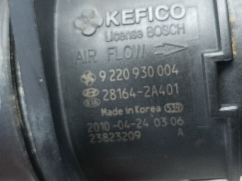 Recambio de caudalimetro para kia pro_cee´d drive referencia OEM IAM 281642A401 9220930004 KEFICO