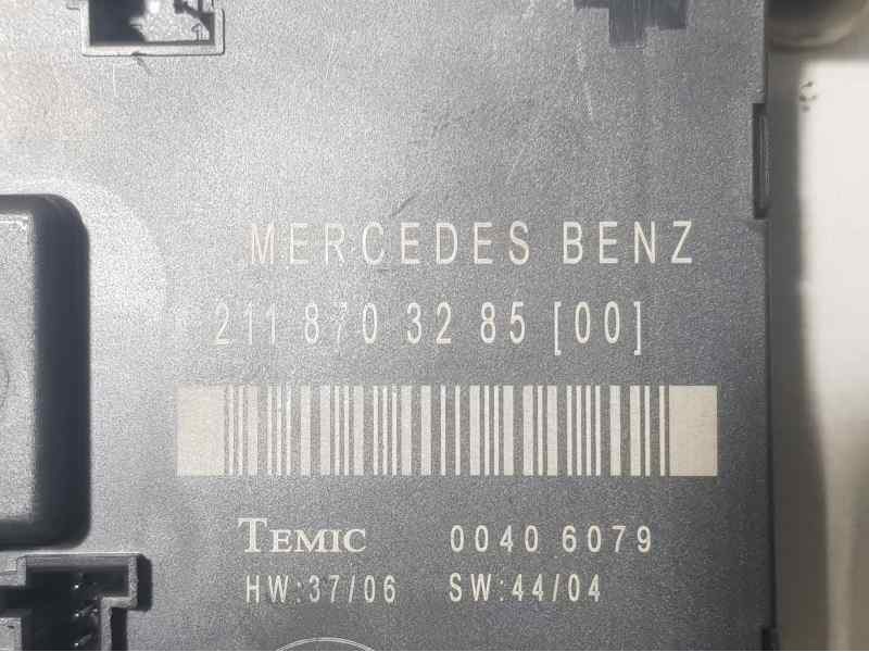 Recambio de modulo confort para mercedes-benz clase e (w211) berlina e 200 kompressor (211.041) referencia OEM IAM 2118703285  T
