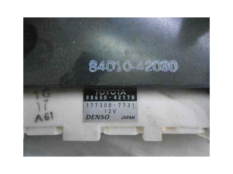 Recambio de mando climatizador para toyota rav 4 (a2) 2.0 d4-d luna 4x4 (2003) referencia OEM IAM 1773007731 8865042170 DENSO