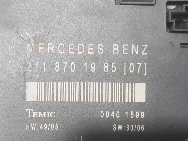 Recambio de modulo confort para mercedes-benz clase e (w211) berlina e 200 kompressor (211.041) referencia OEM IAM 2118701985  D